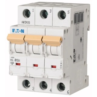 Eaton xPole Miniature Circuit Breaker, 3-Pole, 13A, Type C, 400V AC, 48V DC, 10 kA Breaking Capacity 236424 PXL-C13/3
