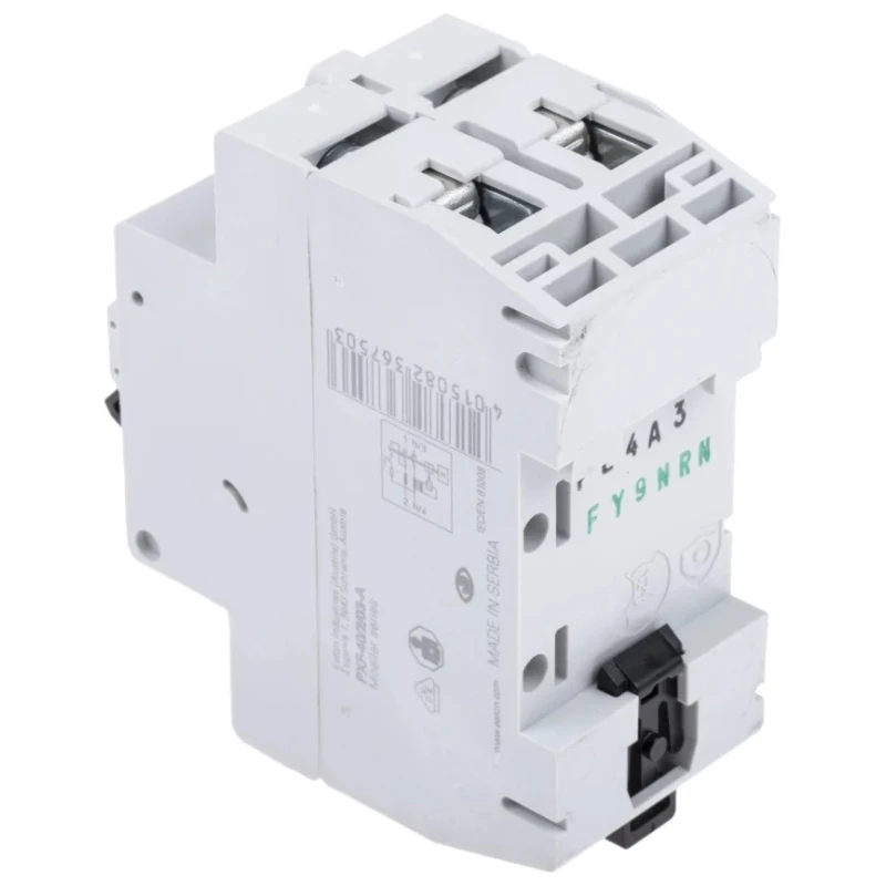 Eaton PXF-A Series Residual Current Circuit Breaker, 40A, 1-Pole, 300 mA Sensitivity, Type A, 500 A 236750 PXF-40/2/03-A