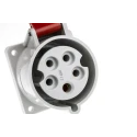 MENNEKES Rated At 32A 400V IP44 Red Panel Mount Industrial Power Connector 3 Poles 7313 IP44