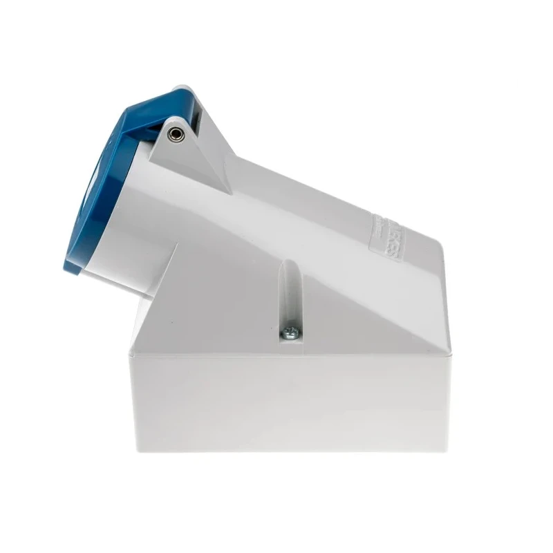 MENNEKES Industrial Power Socket 32A 230V IP44 Blue Wall Mount Screw Terminal 3 Pole IP44 