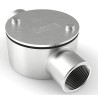 RS PRO Conduit Satin Stainless Steel Conduit Fitting 25 mm Nominal Size M4 Thread IP67 471-1259