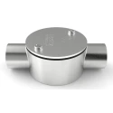 RS PRO Conduit Satin Stainless Steel Conduit Fitting 25 mm Nominal Size M4 Thread IP67 471-1259