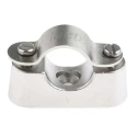 RS PRO Silver 316 Stainless Steel Cable Clip, 20 mm Max. Bundle Diameter, Screw Fixing 471-1300