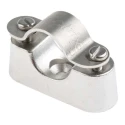 RS PRO Silver 316 Stainless Steel Cable Clip, 20 mm Max. Bundle Diameter, Screw Fixing 471-1300