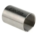 Alp Manufacturing Conduit Satin Conduit Fitting 25 mm Nominal Size 1.5 mm Thread Pitch 316 Stainless Steel Silver 471-1350