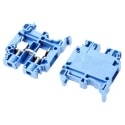 Entrelec SNA Series DIN Rail Terminal Block Blue, 6mm², 1-Level, Screw Termination 1SNA125118R1300