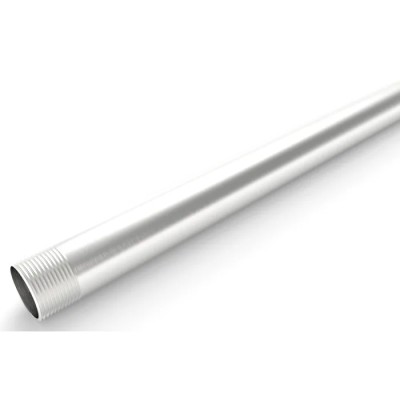 RS PRO Stainless Steel Conduit Pipe 25 mm Nominal Diameter, 3m Length, Satin Finish, Thread Size 1.5 mm 471-1619