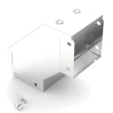 RS PRO 304 Stainless Steel Cable Trunking Accessory 90° Bend Outside Lid 50 mm 471-1489