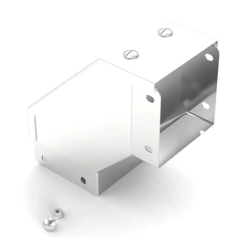 RS PRO 304 Stainless Steel Cable Trunking Accessory 90° Bend Outside Lid 50 mm 471-1489