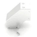 RS PRO 304 Stainless Steel Cable Trunking Accessory 90° Bend Outside Lid 50 mm 471-1489