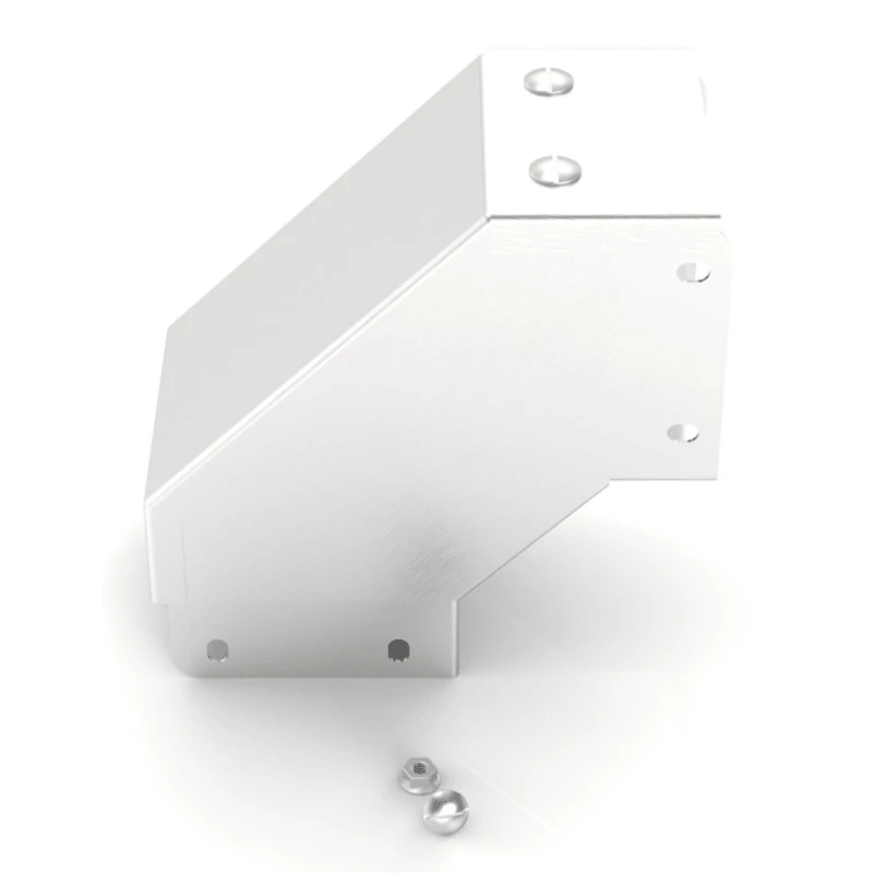 RS PRO 304 Stainless Steel Cable Trunking Accessory 90° Bend Outside Lid 50 mm 471-1489