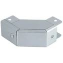 RS PRO 304 Stainless Steel Cable Trunking Accessory 90° Bend Outside Lid 50 mm 471-1489