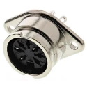 RS PRO 7 Pole Straight Standard DIN Socket, Bayonet Locking, 1A, 100V AC, Chassis Mount, Female 490-911
