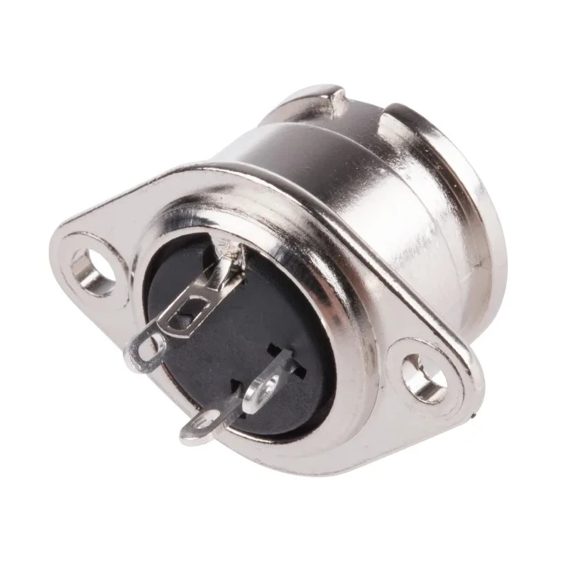 RS PRO 3 Pole Straight Miniature DIN Socket, 1A, 100V AC, Bayonet Locking, Chassis Mount Female 490-961