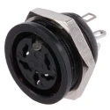 RS PRO 5 Pole Straight Standard DIN Socket Panel Mount Female 4A 100V ac 490-923