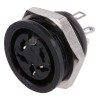 RS PRO 5 Pole Straight Standard DIN Socket Panel Mount Female 4A 100V ac 490-923