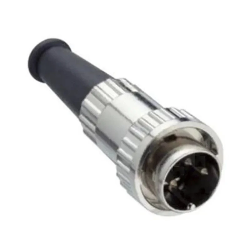 RS PRO 3 Pole Straight Standard DIN Plug 1A 100V AC Bayonet Cable Male 491-005