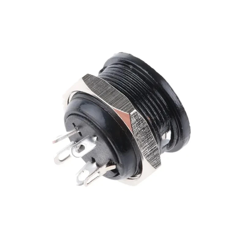 RS PRO 4 Pole Straight Standard DIN Socket 4A 100V AC Screw Panel Mount Female 490-973