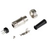 RS PRO 4 Pole Straight Standard DIN Plug, Bayonet Locking, 4A Current, 100V AC, Cable Mount, Model 491-015