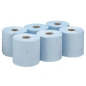 WYPALL L10 General Clean Blue Centrefeed Paper Towel Roll 185 x 380 mm 1 Ply 6 Rolls x 630 Sheets 7494