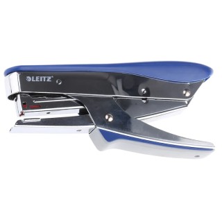 Leitz Stapler Blue, 15 Sheet Capacity, Compatible with 8/4 mm Staple Size, Model 55460033