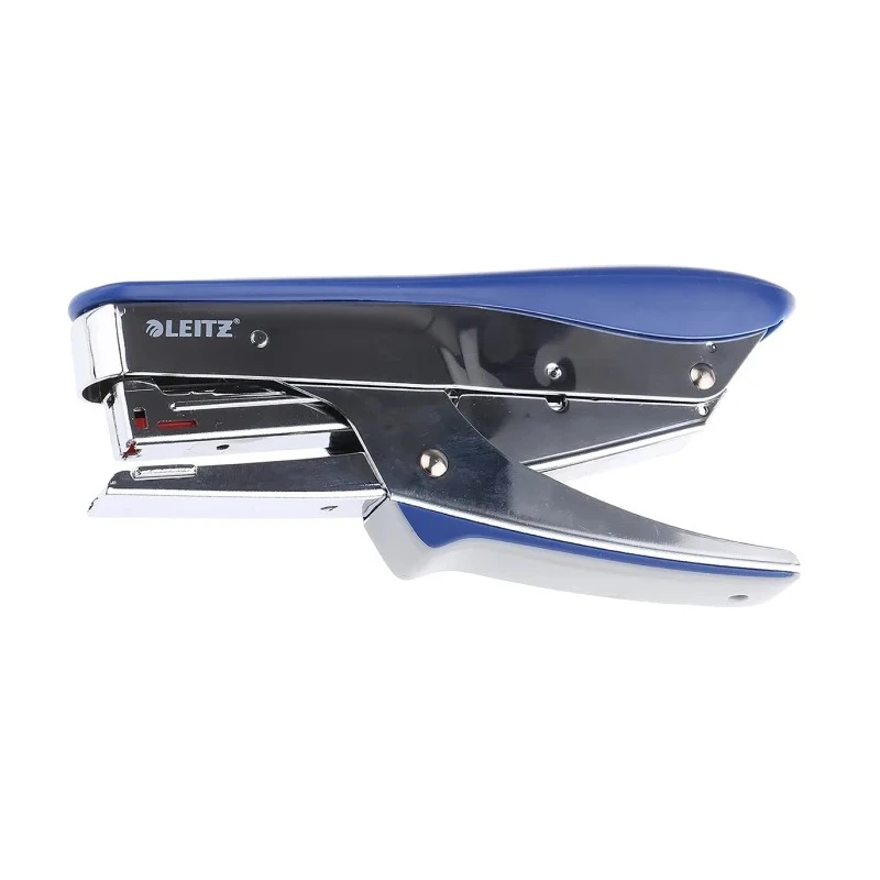 Leitz Stapler Blue, 15 Sheet Capacity, Compatible with 8/4 mm Staple Size, Model 55460033