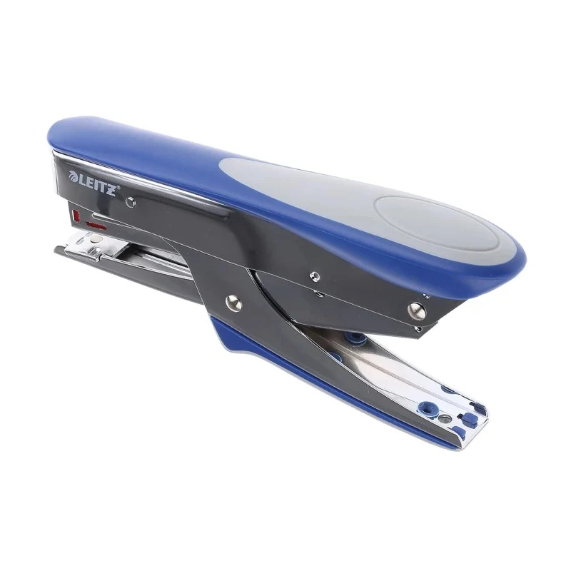 Leitz Stapler Blue, 15 Sheet Capacity, Compatible with 8/4 mm Staple Size, Model 55460033