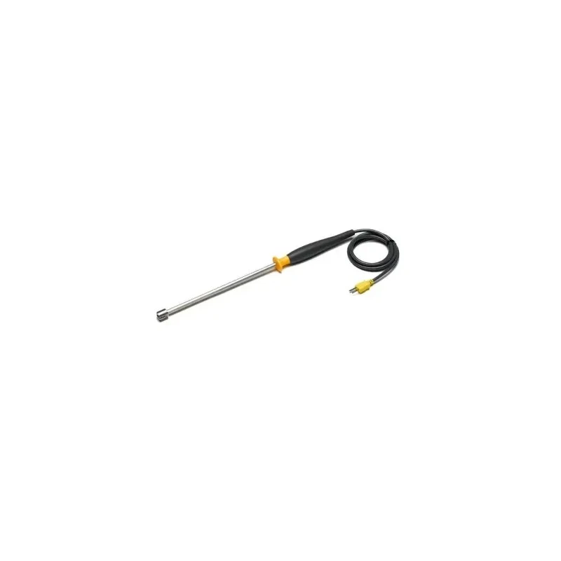 RS PRO Type K Round Surface Temperature Probe 322.6mm Length 22.9mm Diameter 600°C Max with 1m Cable 80PK-27