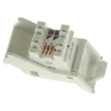 Molex CES PowerCat 6 Series Angled Cat6 RJ45 Angled Contura Module Wall UTP Shield Type MGB-00001-02 SINGLE