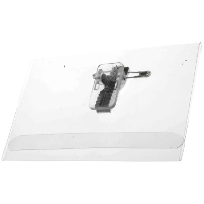 Durable Transparent Plastic Name Badge 54 x 90 mm 8145-19