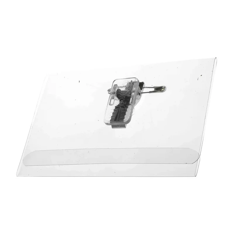Durable Transparent Plastic Name Badge 54 x 90 mm 8145-19
