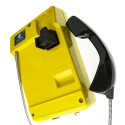 Gai-Tronics Commander Corded Wall-Mount Analogue Telephone, Black and Yellow, Model 225-02-0040-212