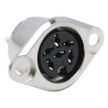 RS PRO 6 Pole Straight Standard DIN Socket, 4A, 100V AC, Push Lock Chassis Mount Female 491-116