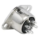 RS PRO 6 Pole Straight Standard DIN Socket, 4A, 100V AC, Push Lock Chassis Mount Female 491-116