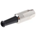 RS PRO 7 Pole Straight Standard DIN Plug, 4A, 100V AC, Push Lock, Cable Male 491-178