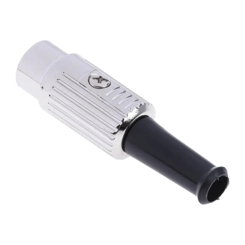 RS PRO 3 Pole Straight Standard DIN Plug, 4A Current, 100V AC, Screw Mating, Cable Mount, Male, ABS Housing, Brass 491-188