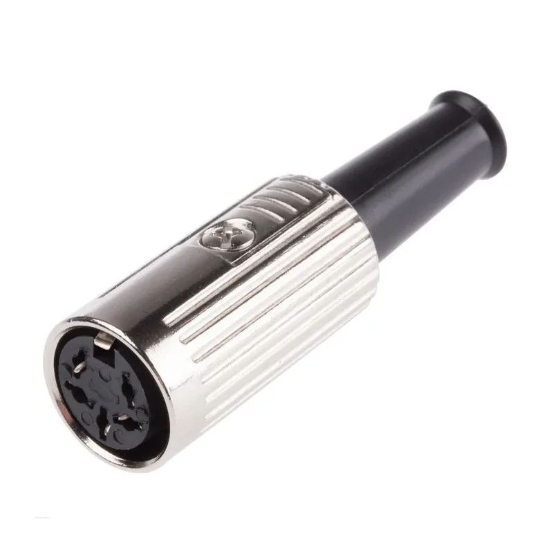 RS PRO 5 Pole Straight Standard DIN Socket, 4A, 100V AC, Push Lock, Cable Female 491-213