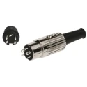 RS PRO 5 Pole Straight Standard DIN Socket, 4A, 100V AC, Push Lock, Cable Female 491-213