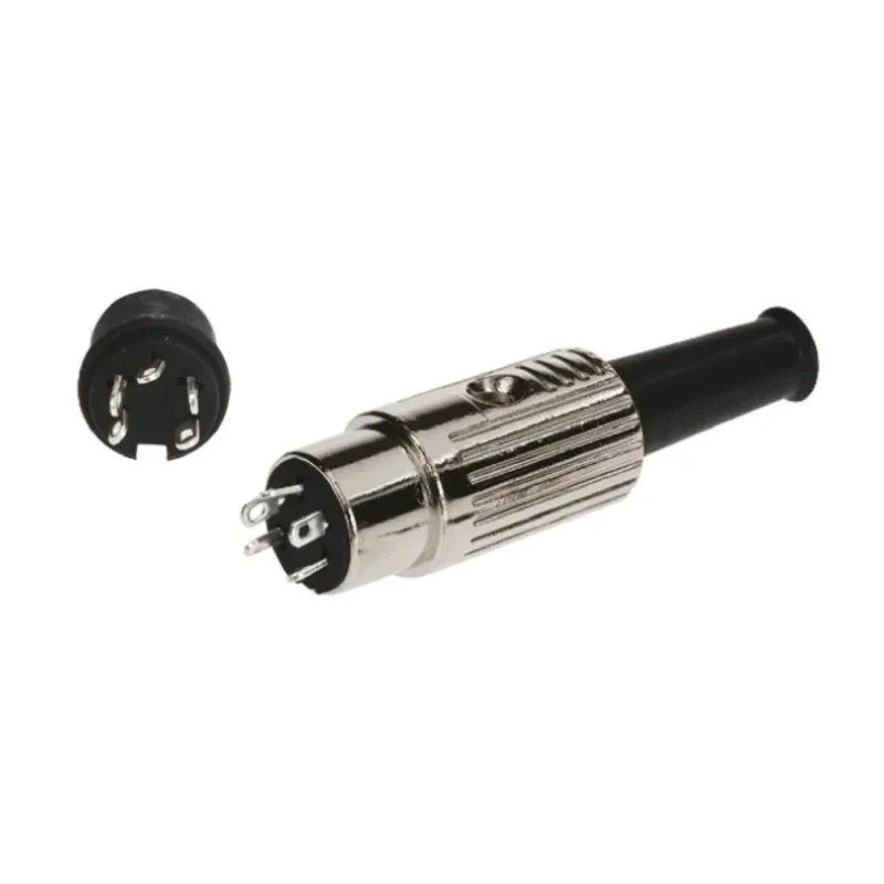 RS PRO 5 Pole Straight Standard DIN Socket, 4A, 100V AC, Push Lock, Cable Female 491-213