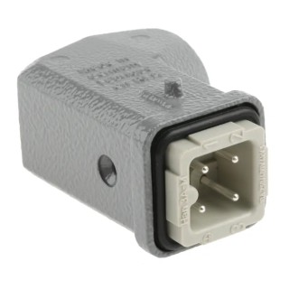 HARTING Heavy Duty Power Connector Cable Screw Terminal 3 Way 10A Han A Male 230V 400V 09200031640+09200032611