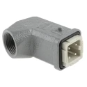 HARTING Heavy Duty Power Connector Cable Screw Terminal 3 Way 10A Han A Male 230V 400V 09200031640+09200032611