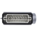 HARTING Heavy Duty Power Connector Panel Mount Screw Termination 16A 250V 16 Way Han A Male 09200160540+09200162612