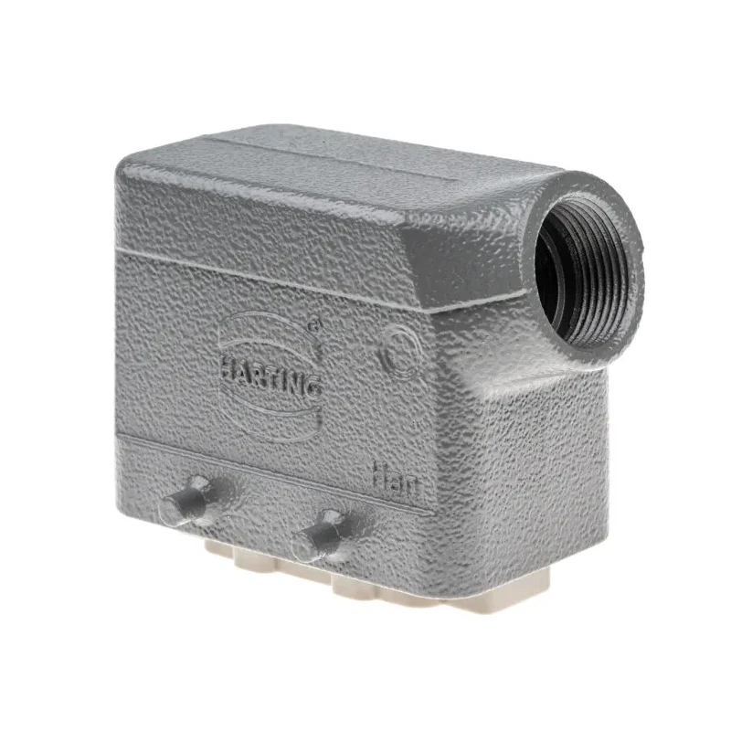 HARTING Heavy Duty Power Connector Panel Screw 10 Way 16A 500V Han E Male 09300101521+09330102601