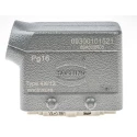 HARTING Heavy Duty Power Connector Panel Screw 10 Way 16A 500V Han E Male 09300101521+09330102601