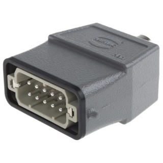 HARTING Heavy Duty Power Connector Panel Screw 10 Way 16A 250V Han A Male 09200100440+09200102612