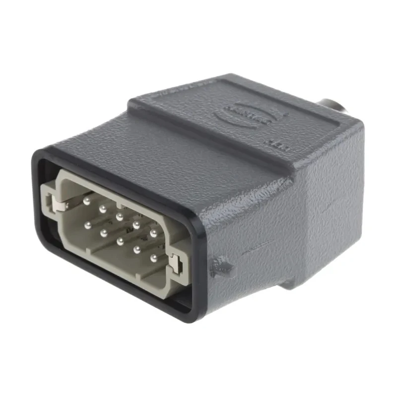 HARTING Heavy Duty Power Connector Panel Screw 10 Way 16A 250V Han A Male 09200100440+09200102612