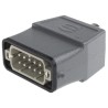 HARTING Heavy Duty Power Connector Panel Screw 10 Way 16A 250V Han A Male 09200100440+09200102612