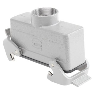 HARTING Heavy Duty Power Connector, Panel Mount, Screw Termination, 24 Way + PE, 16A, Han E Female 09300241731+09330242701
