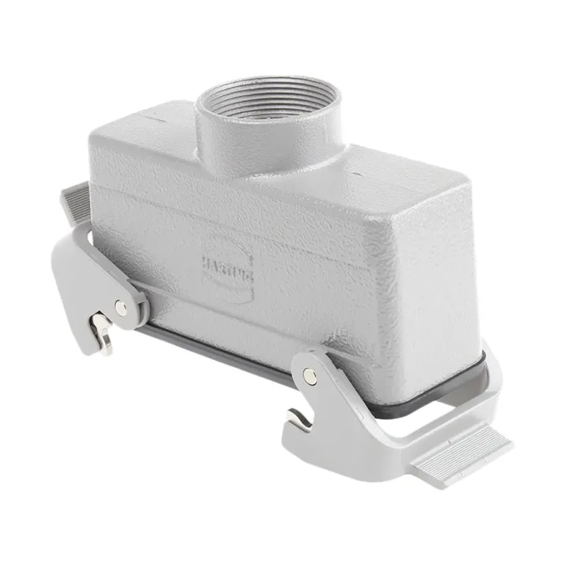 HARTING Heavy Duty Power Connector, Panel Mount, Screw Termination, 24 Way + PE, 16A, Han E Female 09300241731+09330242701