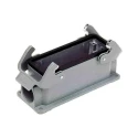 HARTING Heavy Duty Power Connector Panel Mount Screw Termination 24 Way 16A 500V Han E Female 09300241230+09330242701